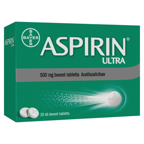 Aspirin Ultra 500 mg bevont tabletta, 20 db