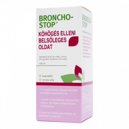 Bronchostop köhögés elleni belsőleges oldat, 150 ml