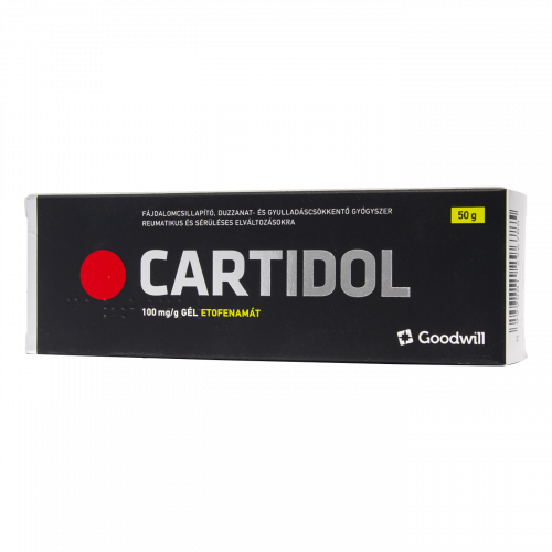 Cartidol 100 mg/g gél, 50 g