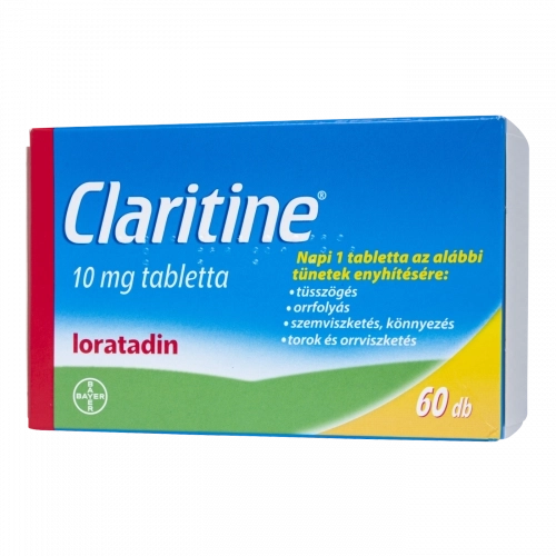 Claritine 10 mg tabletta, 60 db
