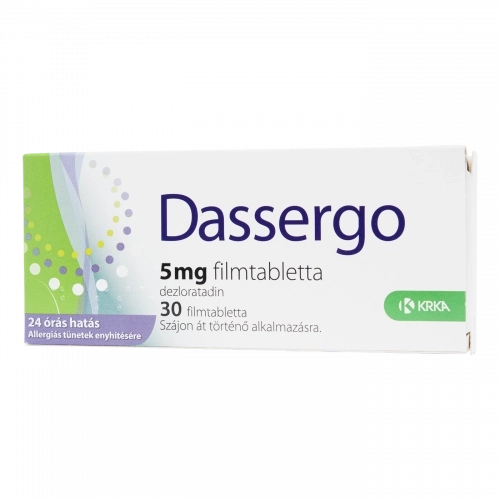 Dassergo 5 mg filmtabletta, 30 db