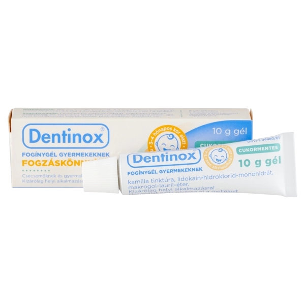 Dentinox fogínygél gyermekeknek, 10 g