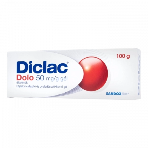 Diclac Dolo 50 mg/g gél, 100 g