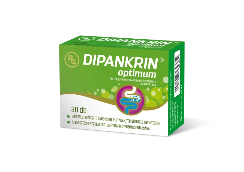 Dipankrin® Optimum 120 mg gyomornedv-ellenálló filmtabletta, 30 db