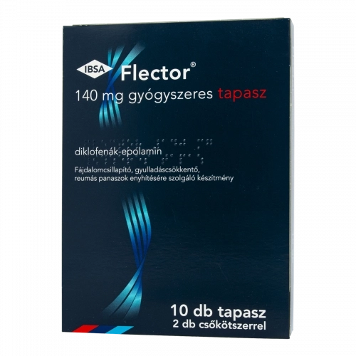 Flector 140 mg gyógyszeres tapasz, 10 db + 2 db csőhálókötszer
