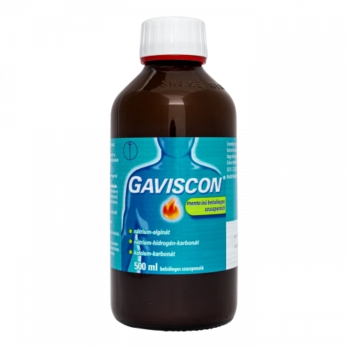 Gaviscon menta ízű belsőleges szuszpenzió, 500 ml