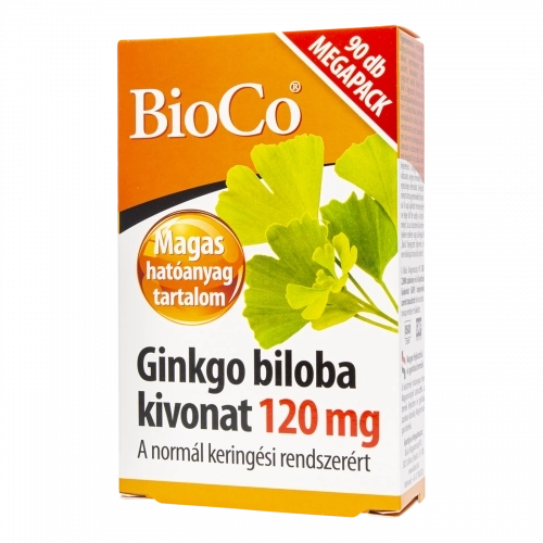BioCo Ginkgo biloba kivonat 120 mg MEGAPACK tabletta, 90 db