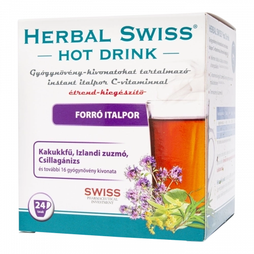 Herbal Swiss Hot Drink instant italpor, 24 db tasak