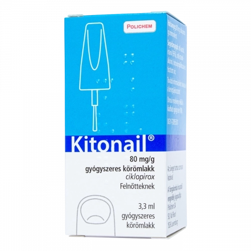 Kitonail 80 mg/g gyógyszeres körömlakk, 3,3 ml