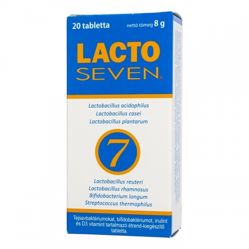 LACTO SEVEN tabletta, 20 db