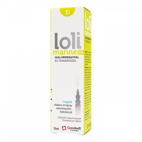 Lolimarine HA 1 mg/ml oldatos orrspray, 10 ml