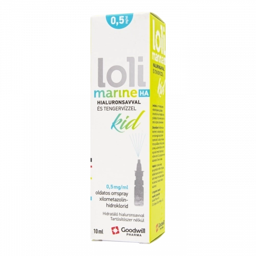 Lolimarine HA Kid 0,5 mg/ml oldatos orrspray, 10 ml