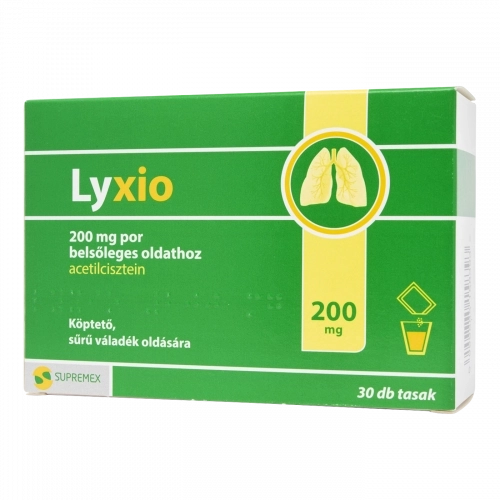 Lyxio 200 mg por belsőleges oldathoz, 30 db tasak