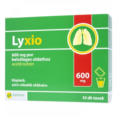 Lyxio 600 mg por belsőleg oldathoz, 10 db