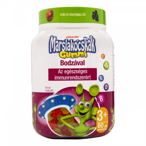 Marslakócskák Gummi Bodzával gumitabletta, 60 db