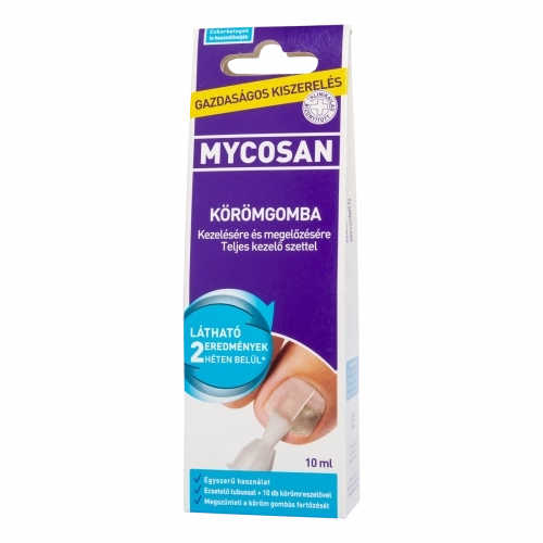 Mycosan körömgomba kezelésére és megelőzésére, 10 ml