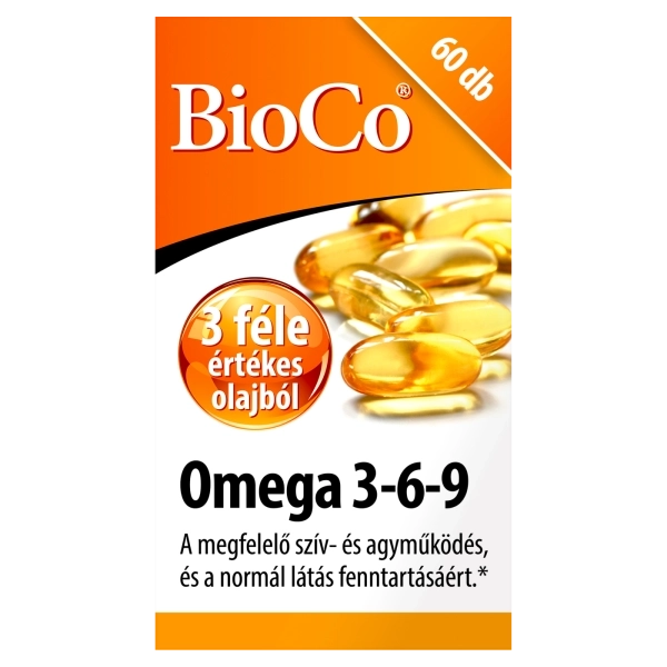 BioCo Omega 3-6-9 kapszula, 60 db