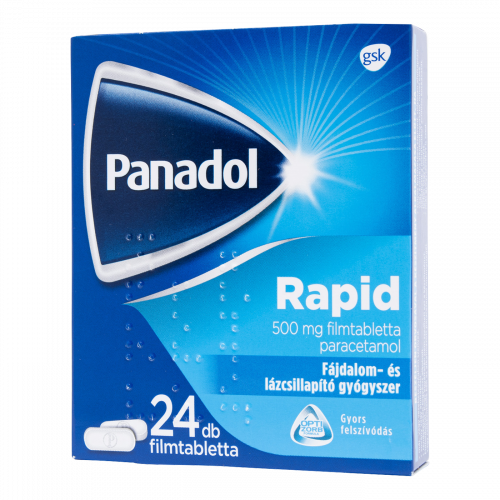 Panadol Rapid 500 mg filmtabletta, 24 db