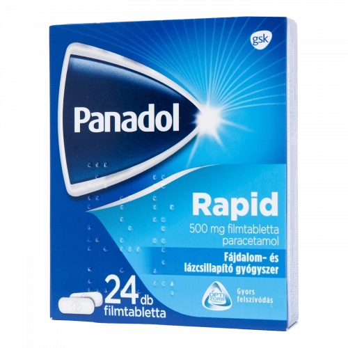 Panadol Rapid 500 mg filmtabletta, 24 db