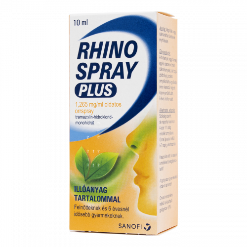 Rhinospray plus 1,265 mg/ml oldatos orrspray, 10ml