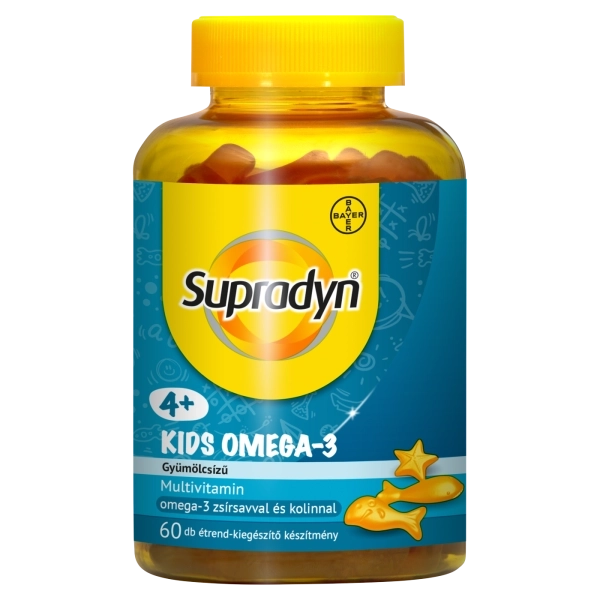 Supradyn Kids Omega-3 multivitamin, 60 db