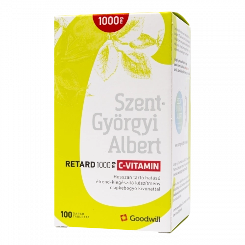 Szent-Györgyi Albert 1000 mg Retard C-vitamin tabletta, 100 db