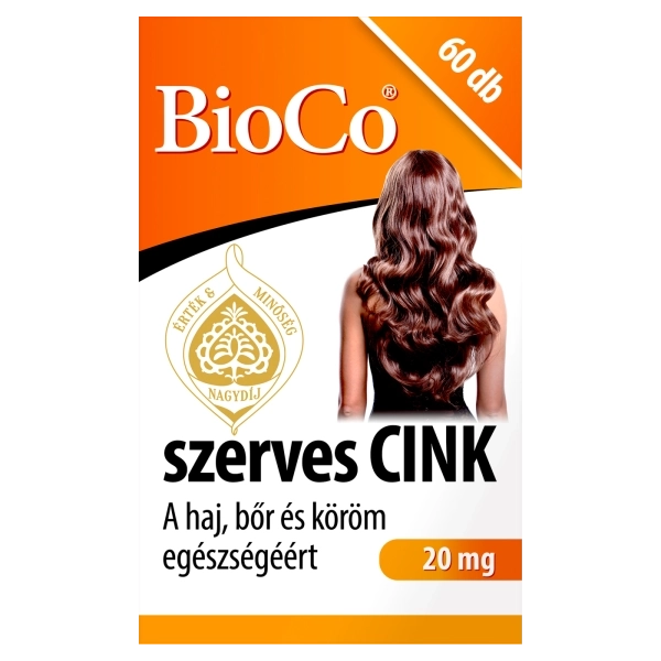BioCo szerves cink tabletta, 60 db