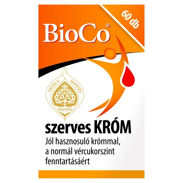 BioCo szerves KRÓM tabletta, 60 db