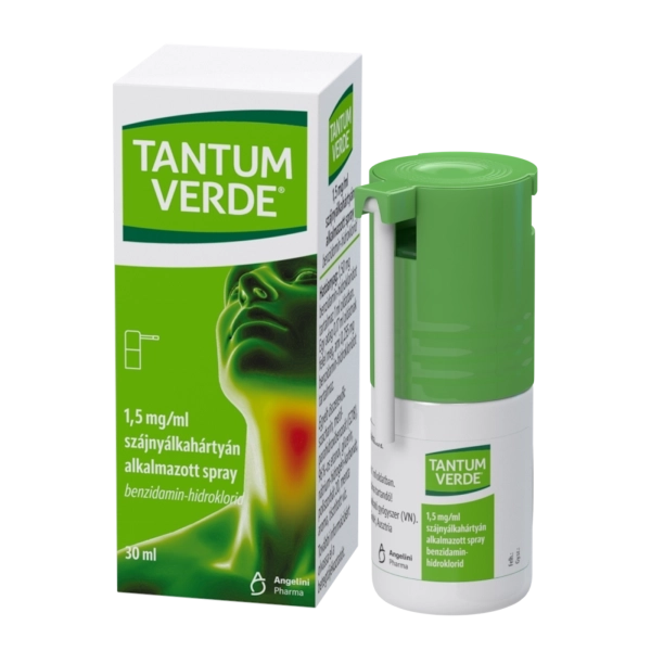 Tantum Verde 1,5 mg/ml szájnyálkahártyán alkalmazott spray, 30 ml