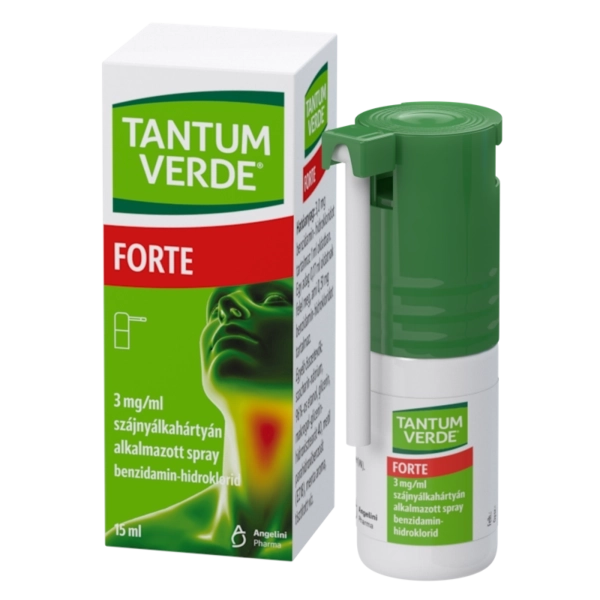 Tantum Verde FORTE 3 mg/ml szájnyálkahártyán alkalmazott spray, 15 ml