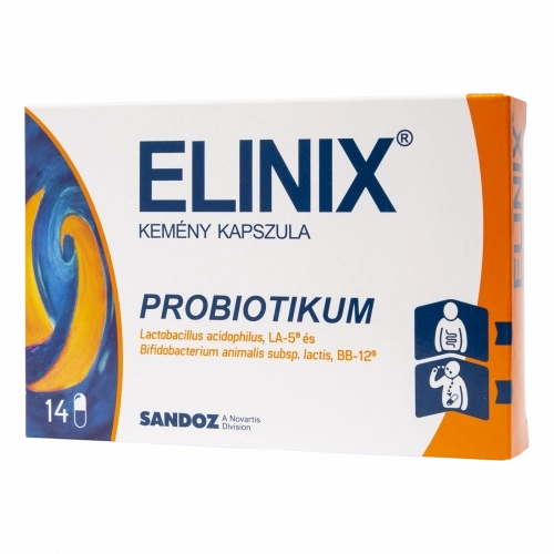 Elinix probiotikum kemény kapszula, 14 db