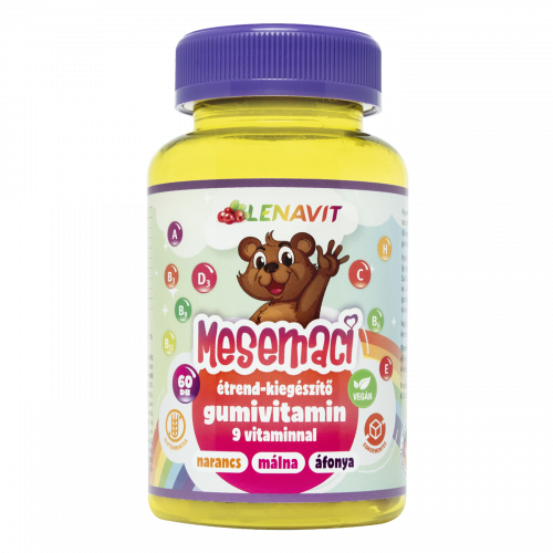 Lenavit Mesemaci gumivitamin 9 vitaminnal, 60 db