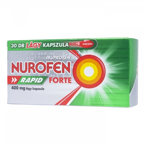 Nurofen Rapid Forte 400 mg lágy kapszula, 30 db