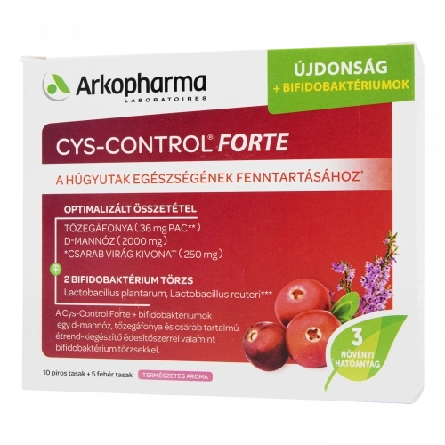 Cys-Control FORTE + lactobacillusok, 15 db tasak