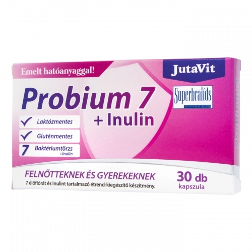 JUTAVIT PROBIUM 7+INULIN kapszula, 30 db