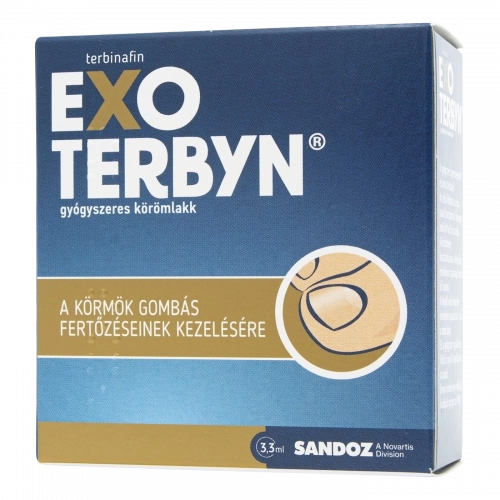 EXOTERBYN gyógyszeres körömlakk, 3,3 ml