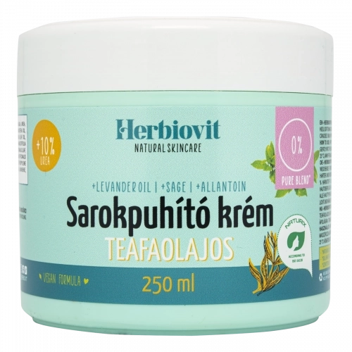 Herbiovit Sarokpuhító krém teafaolajos, 250 ml