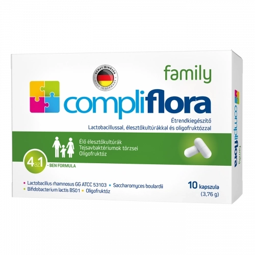 Compliflora family étrend-kiegészítő kapszula, 10 db