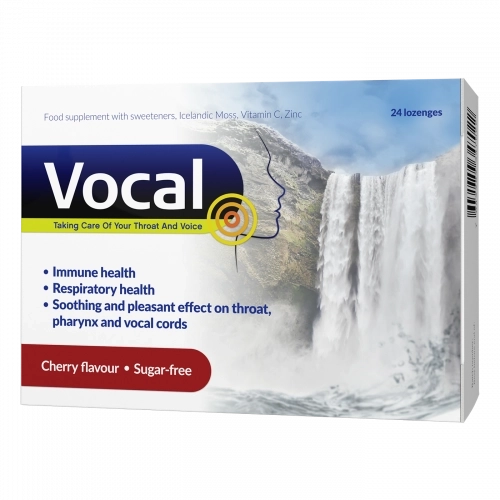 Vocal szopogató tabletta cseresznye ízű, 24 db