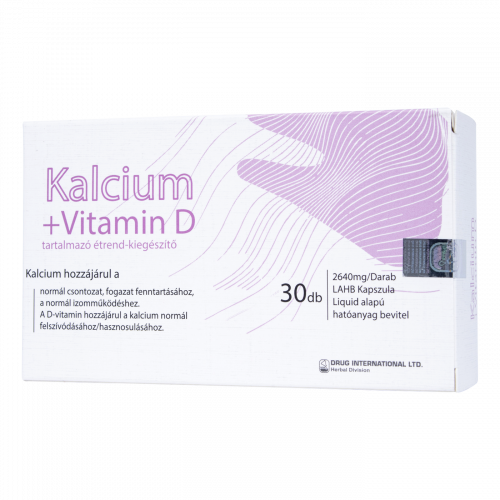 Kalcium vitamin D kapszula 30x Bio Vitality