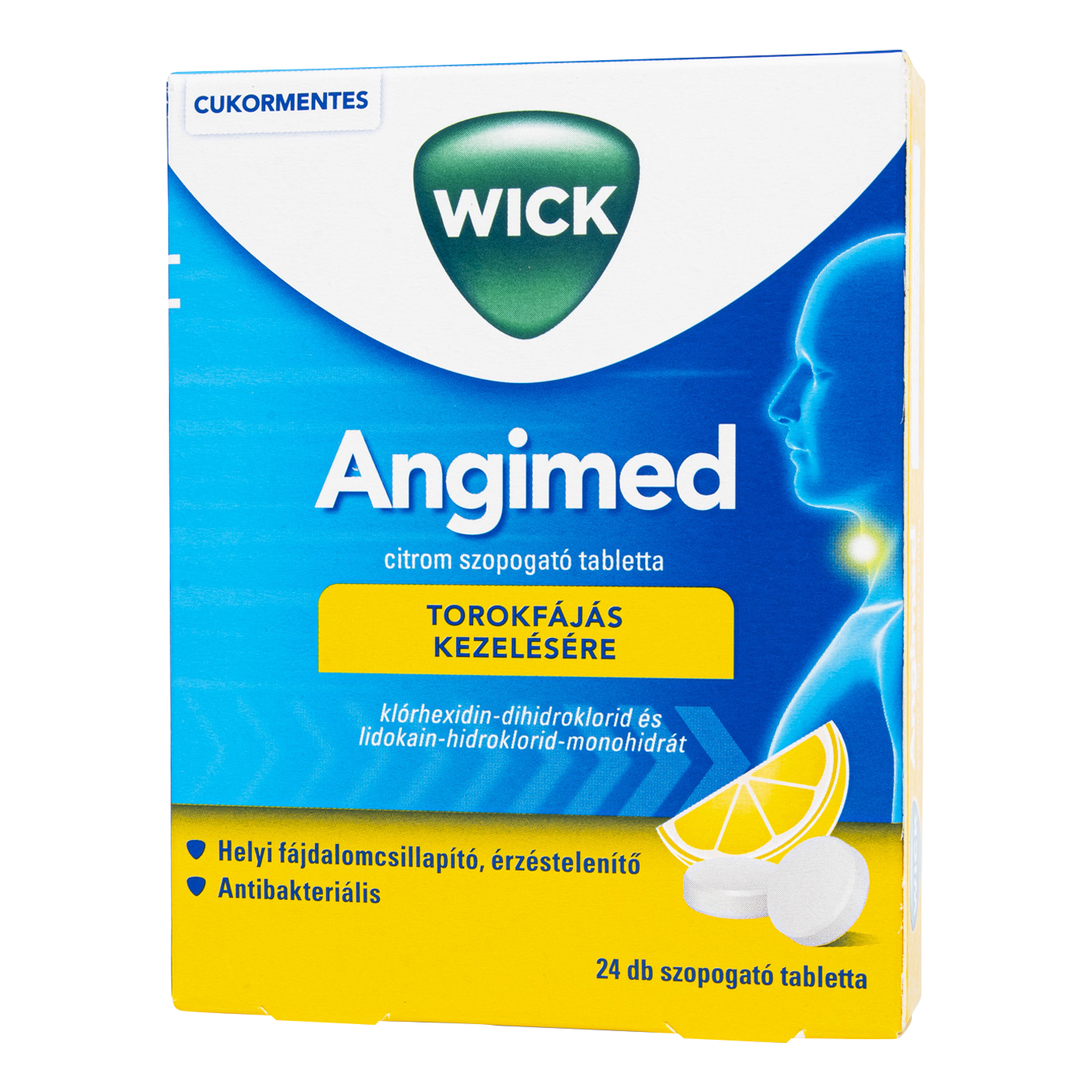 Angimed citrom szopogató tabletta 24 db