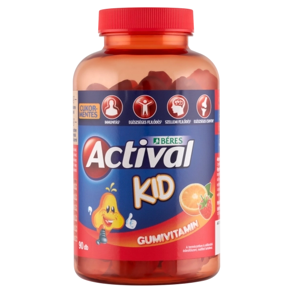 Actival Kid Gumivitamin gumitabletta, 90 db