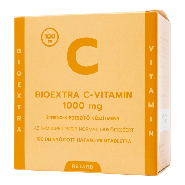 Bioextra C-vitamin 1000 mg retard filmtabletta, 100 db
