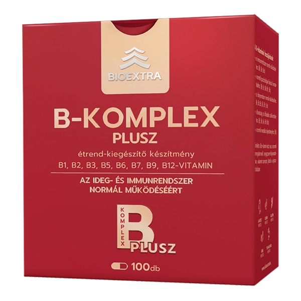 BIOEXTRA B-komplex PLUSZ étrend-kiegészítő kapszula, 100 db