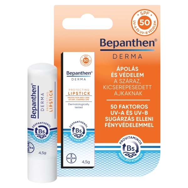 Bepanthen® Derma Ajakápoló Stift SPF 50, 4,5g