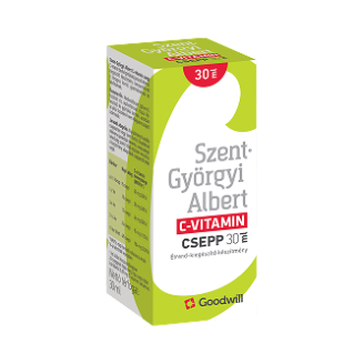 Szent-Györgyi Albert C-vitamin csepp, 30 ml