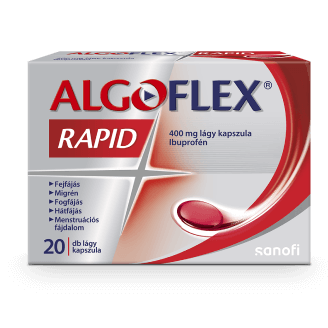 Algoflex Rapid 400 mg lágy kapszula, 20 db