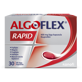 Algoflex Rapid 400 mg lágy kapszula, 30 db