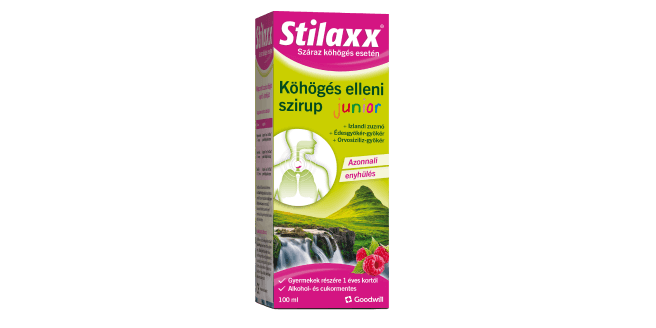 Stilaxx® junior köhögés elleni szirup, 100 ml
