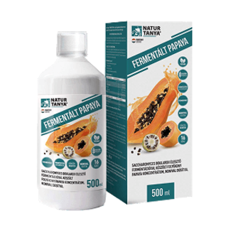 Natur Tanya® Fermentált Papaya koncentrátum - Saccharomyces boulardii fermentációval 500ml